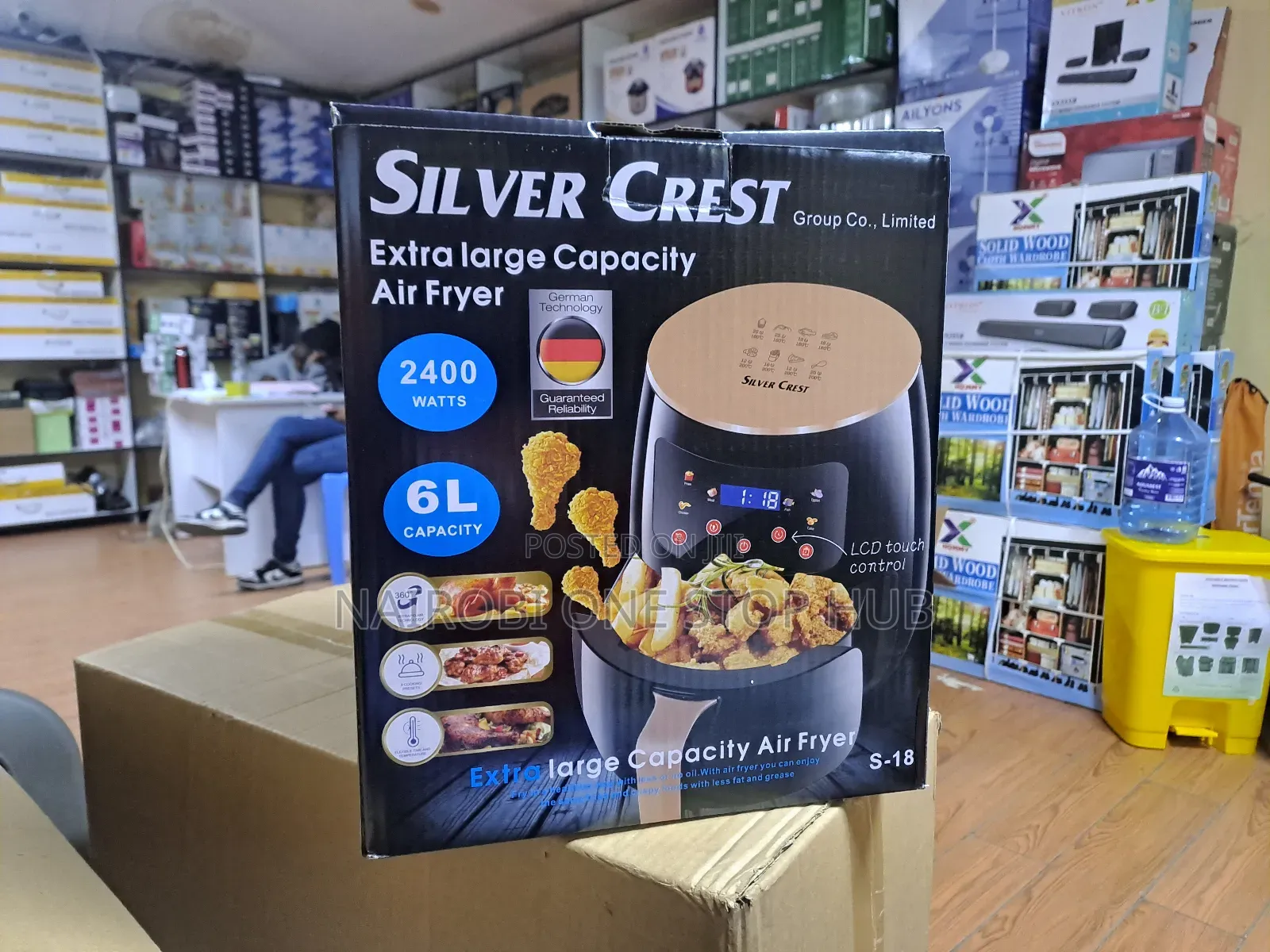 6litres Silver Crest Digital Air Fryer