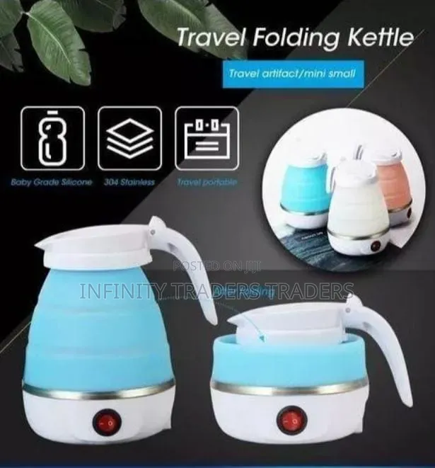 Silicon Portable Foldable Travel Electric Water Kettle