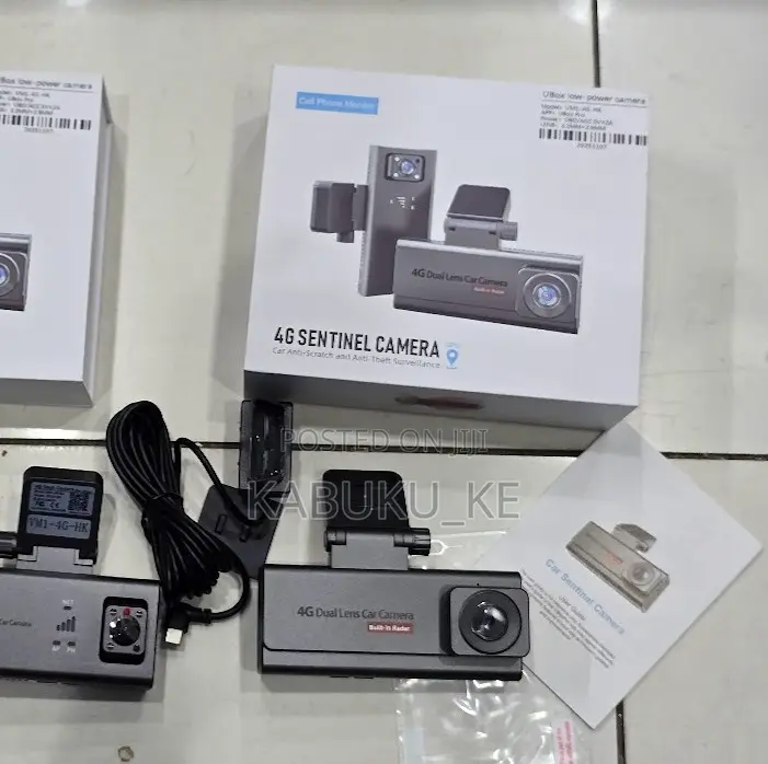 Simcard Vehicle Dash Camera With Front and Inside Video Recording