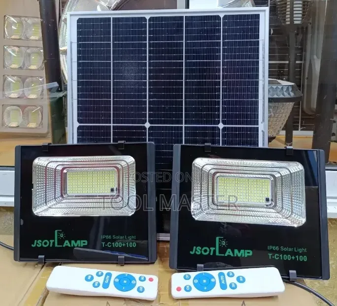 2in1 100watts+100watts Solar Floodlight/2in1 Solar Floodlight