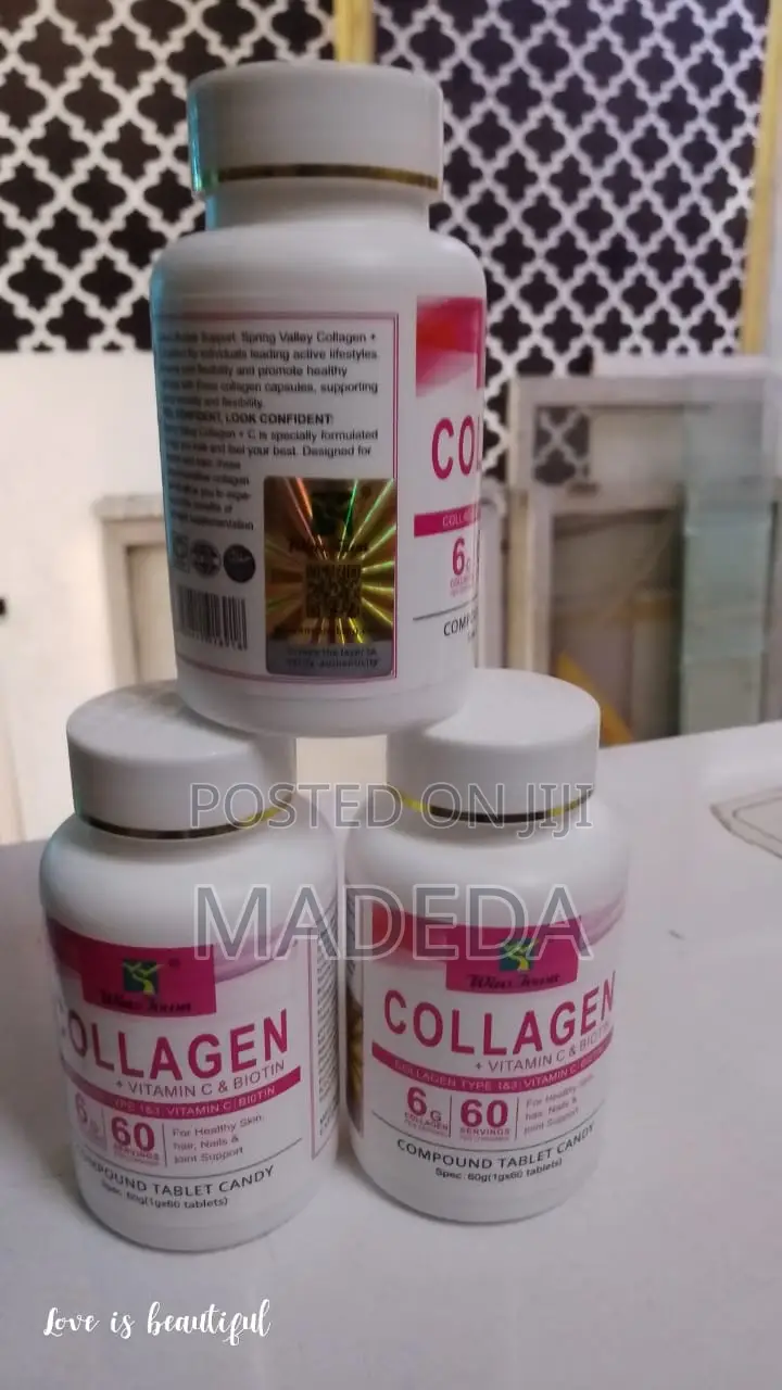 Collagen Vitamin C Biotin Skin Whitening Tablets