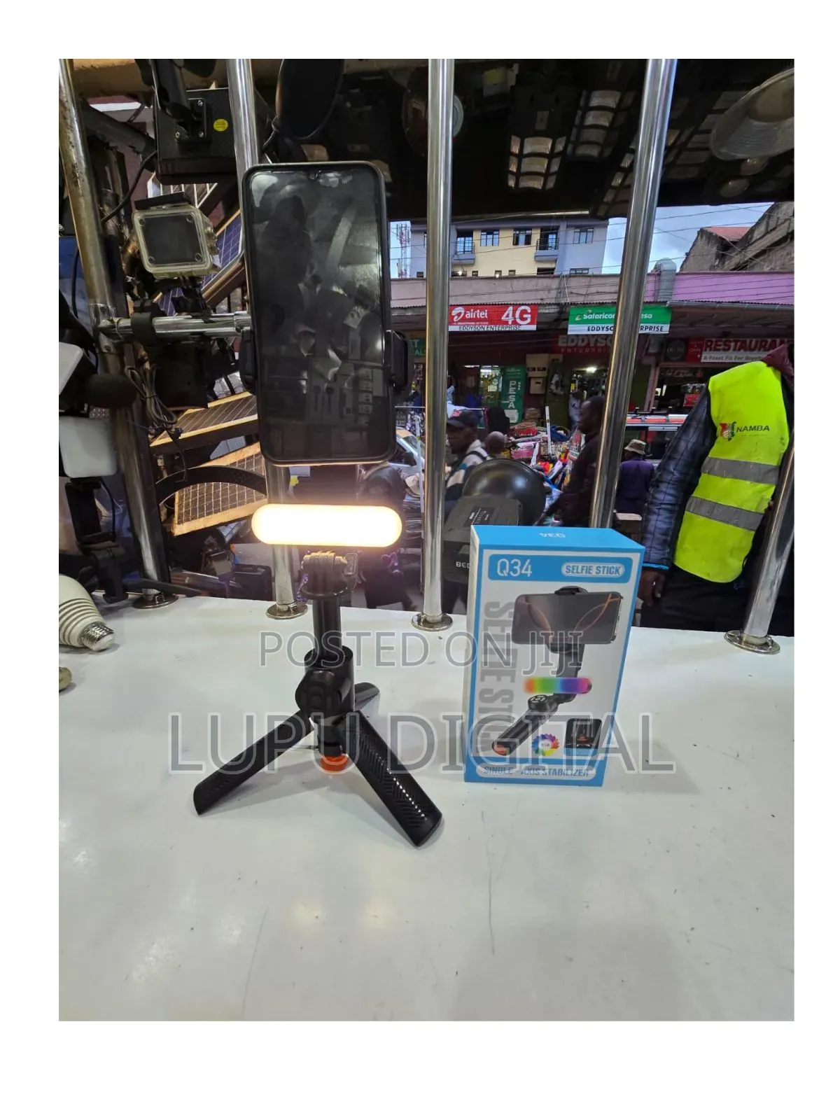 Q34 Phone Gimbal (Phone Stabilizer)+ Selfie Stick