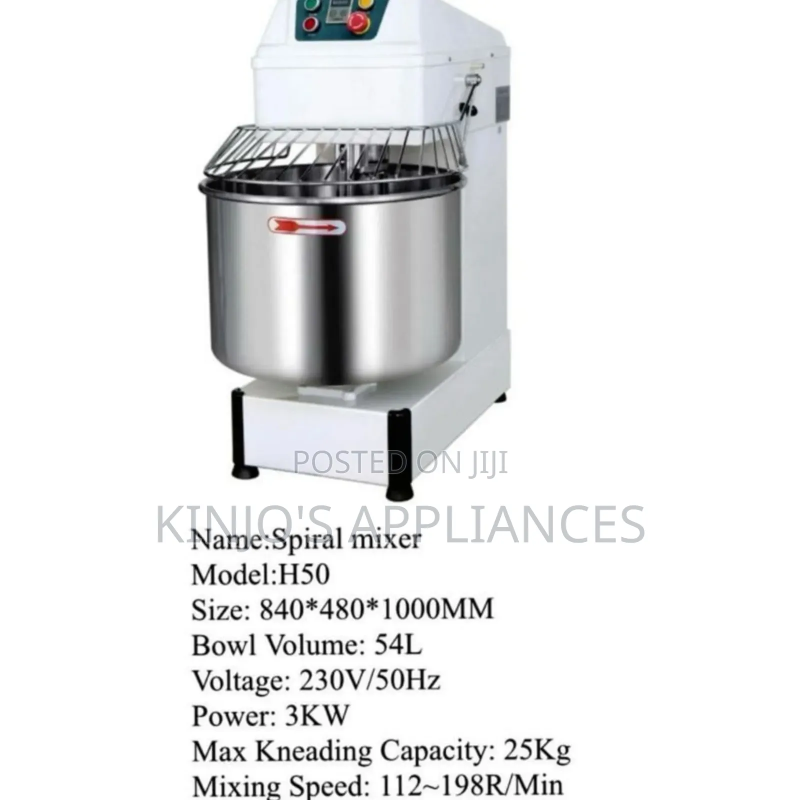 54lts Spiral Mixer