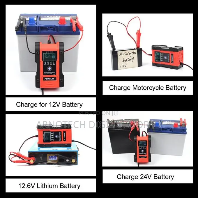 Foxsur Fbc122412d Smart Battery Charger