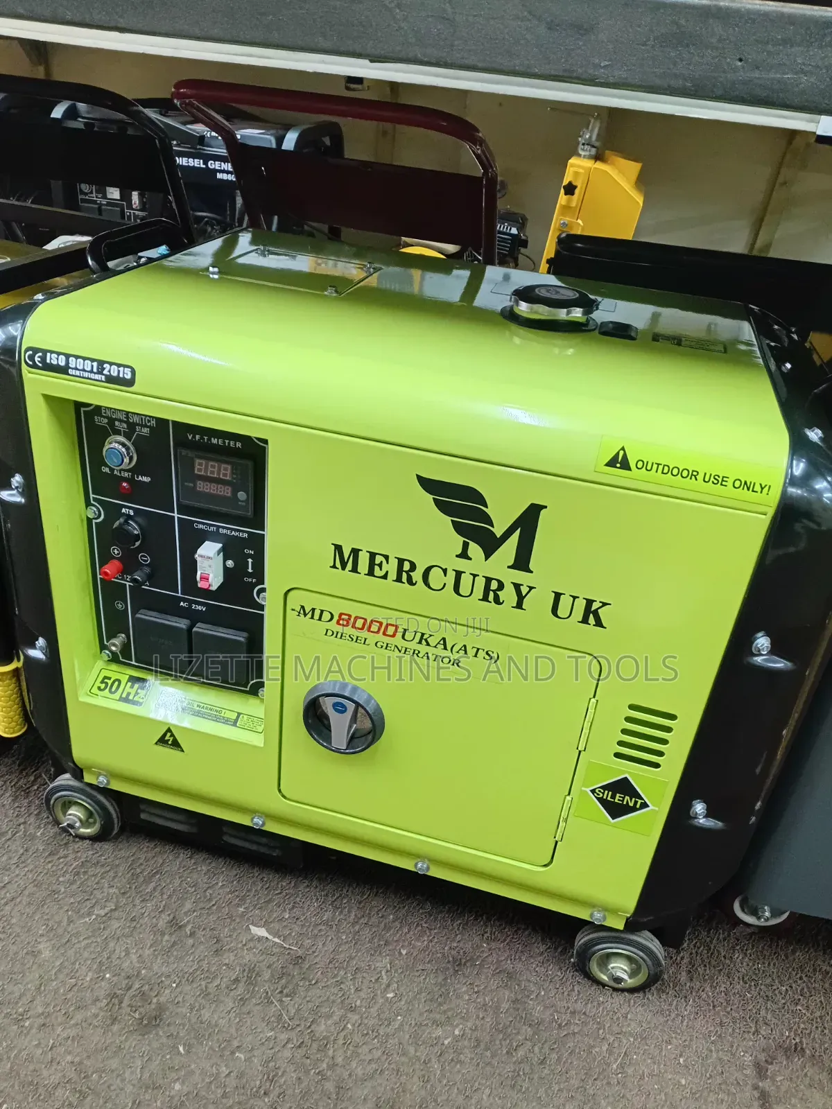 Mercury Uk 10kva Diesel Generator With Ats (Single Phase)