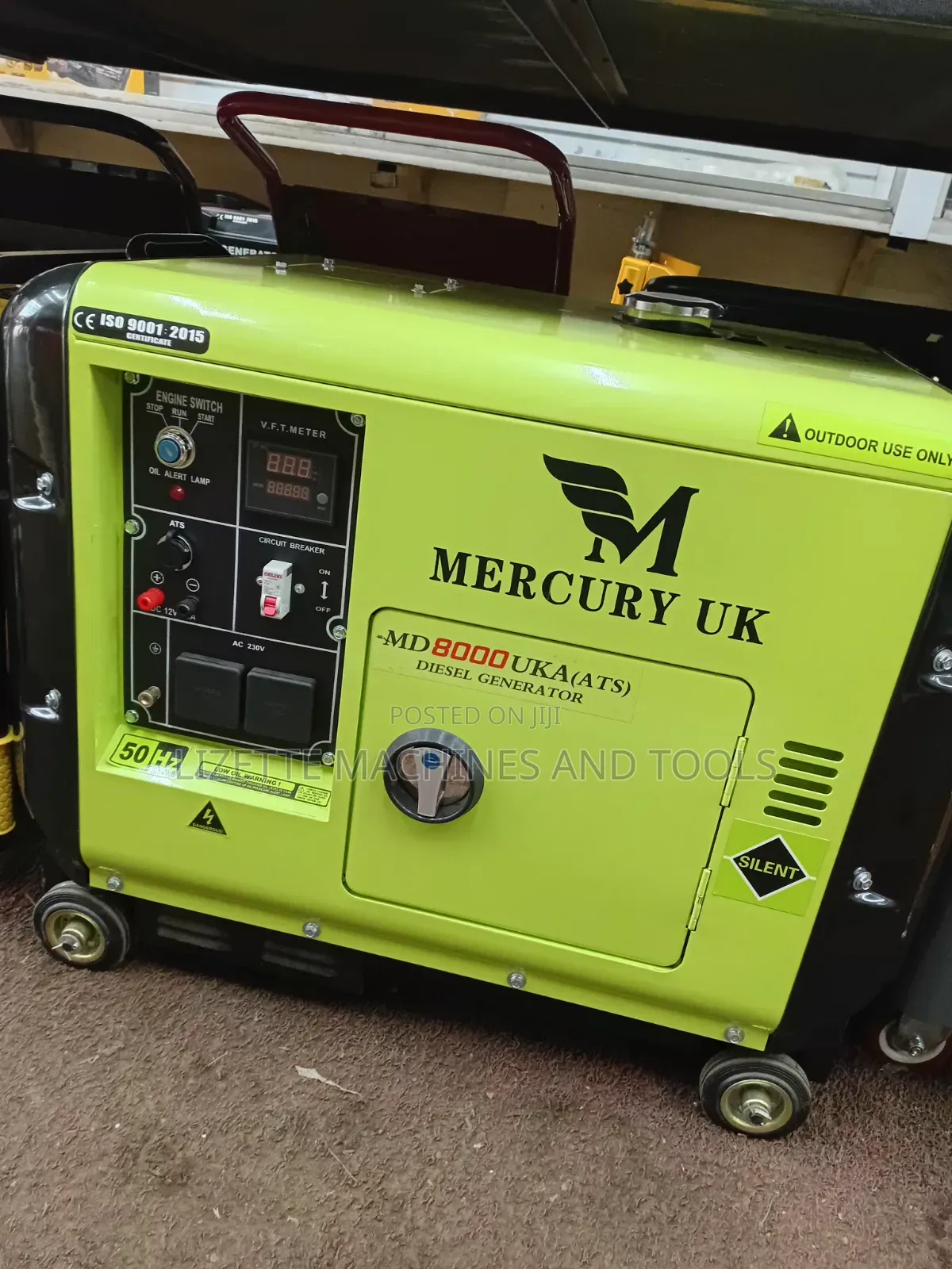 Mercury Uk 10kva Diesel Generator With Ats (Single Phase)