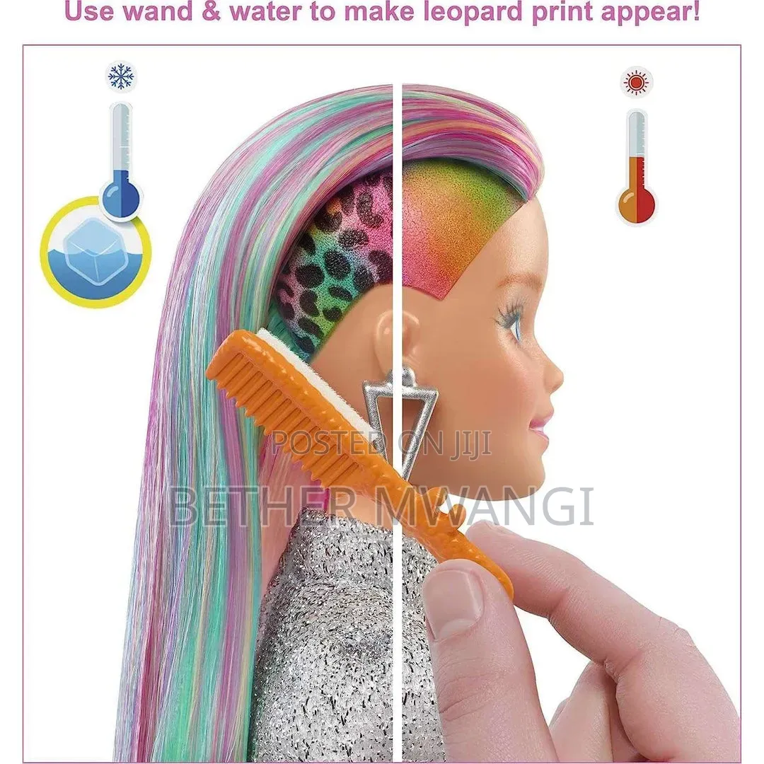 Barbie Leopard Rainbow Hair Feature Doll
