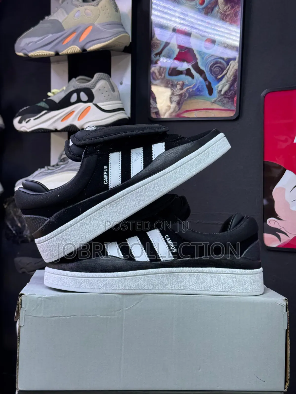 Bad Bunny X Adidas Campus "Black White" Sneakers