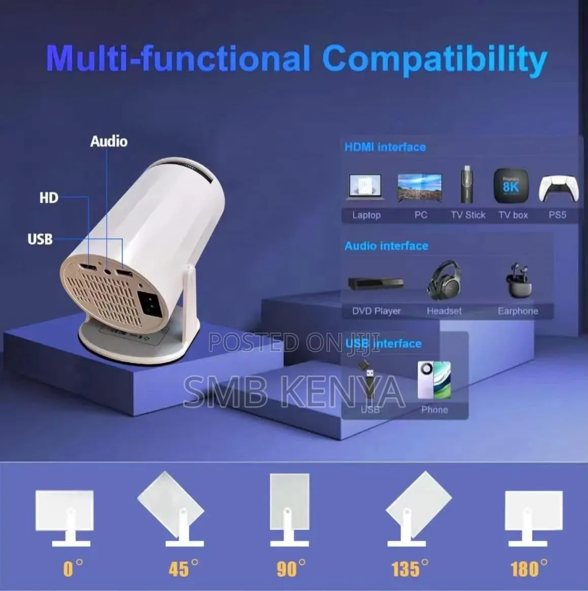 Home Theater Smart Projector