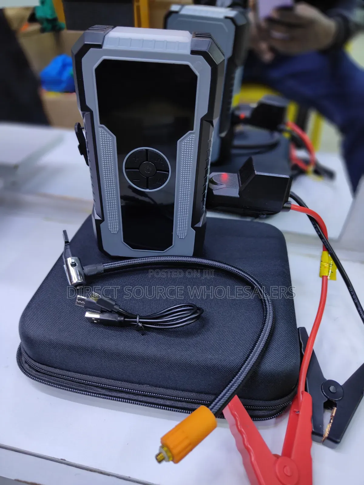 Digital Car Jump Starter With Built-in Air Compressor for All Vehicles