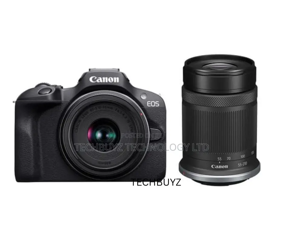 Canon Eos R100 Rf-S 18-45mm + 55-210mm (Dual) Kit