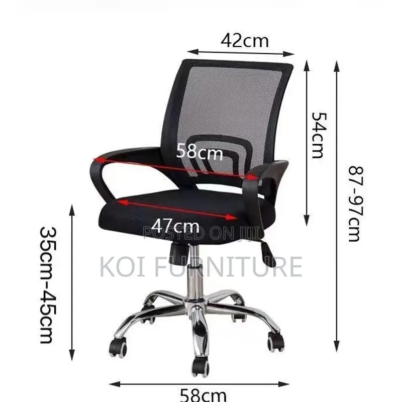 Office Chairs; Mesh Ergonomic Swivel Office Productivity Chairs