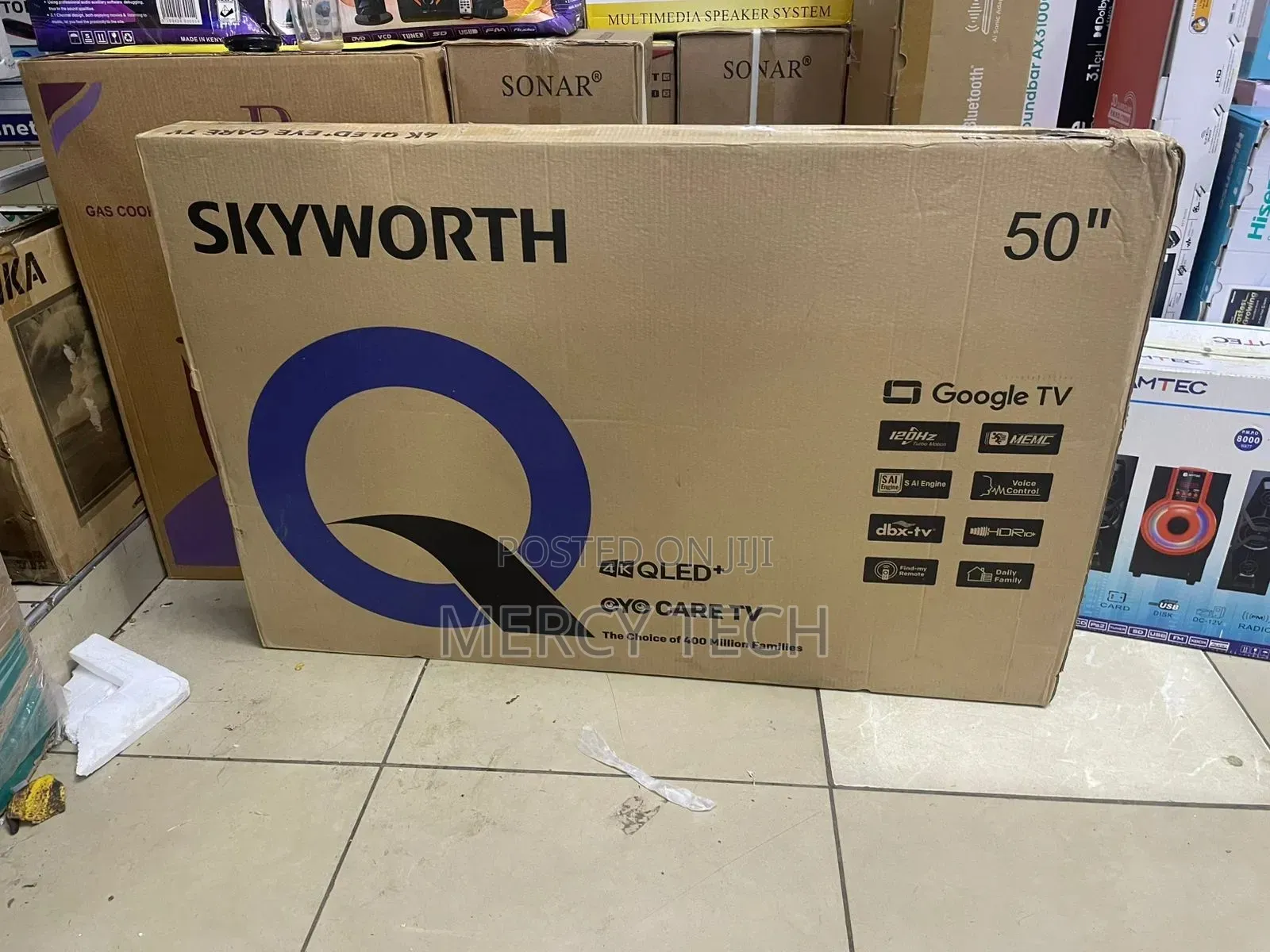 50" Skyworth Qled+ Google Tv