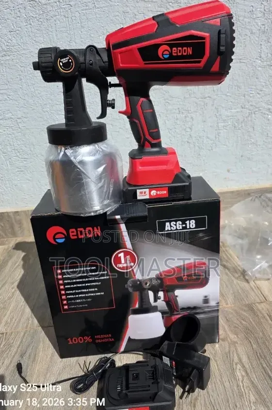 Edon Cordless Spraypaint/20v Edon Rechargeable Spraypaint