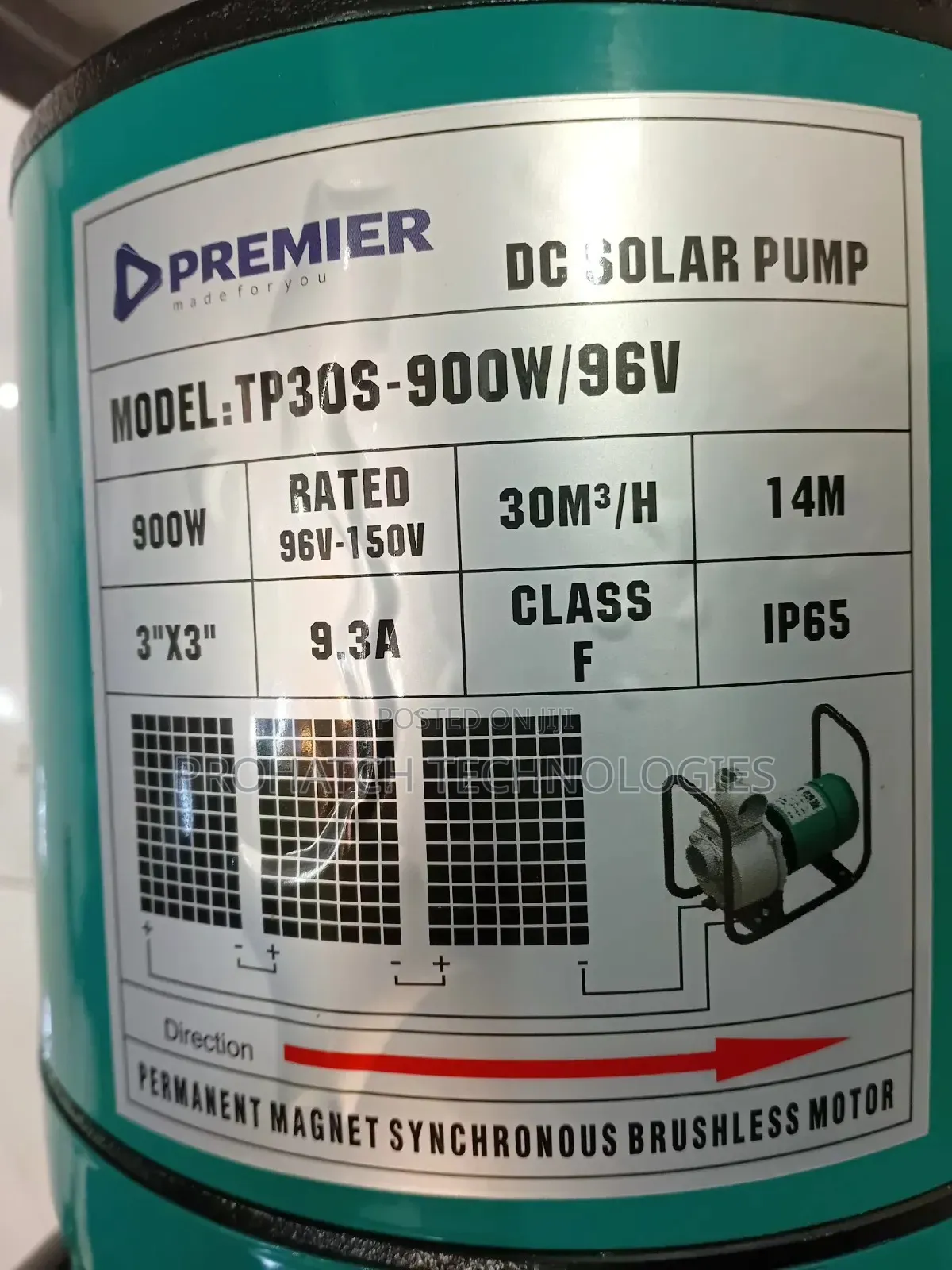Premier 3" Solar Surface Pump 900w
