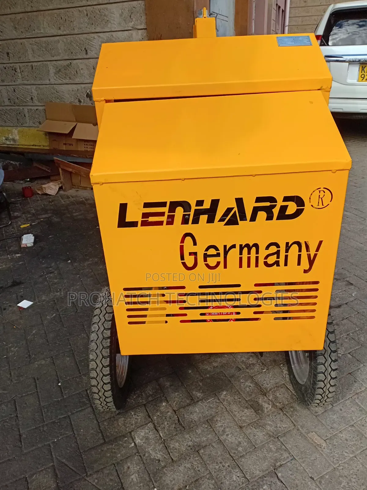 Lenhard Germany 350l Concrete Mixer With 6hp Diesel Engine