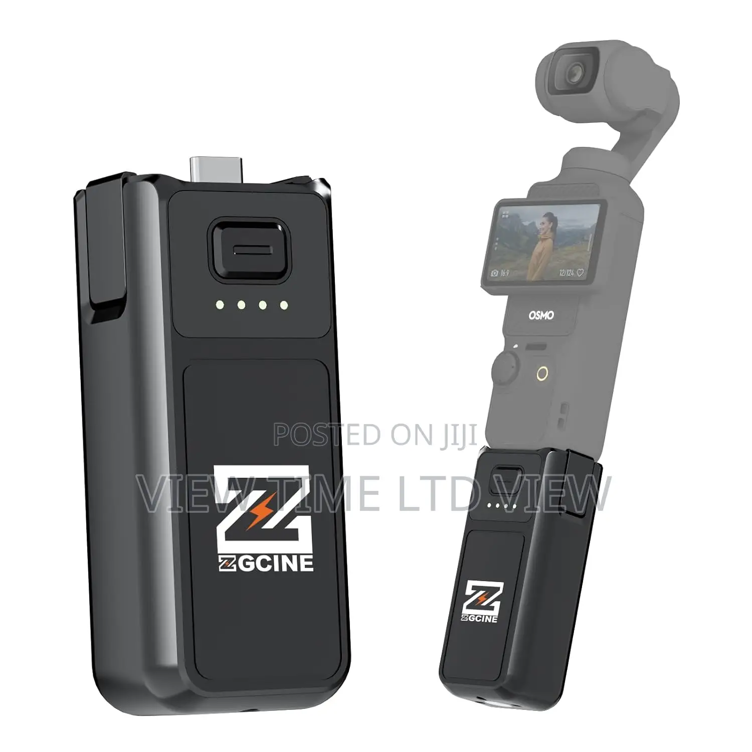 Zgcine Battery Grip Dji Osmo Pocket 3