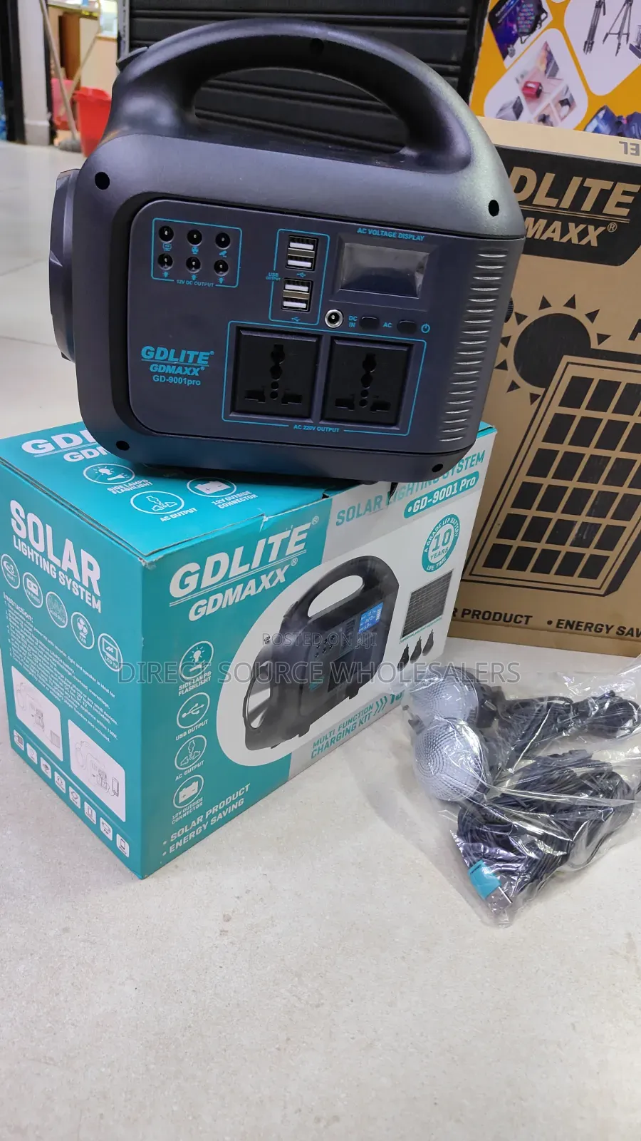 Gdlite Gdmaxx 150w Multi-Function Solar Lighting System (Gd-9001 Pro)