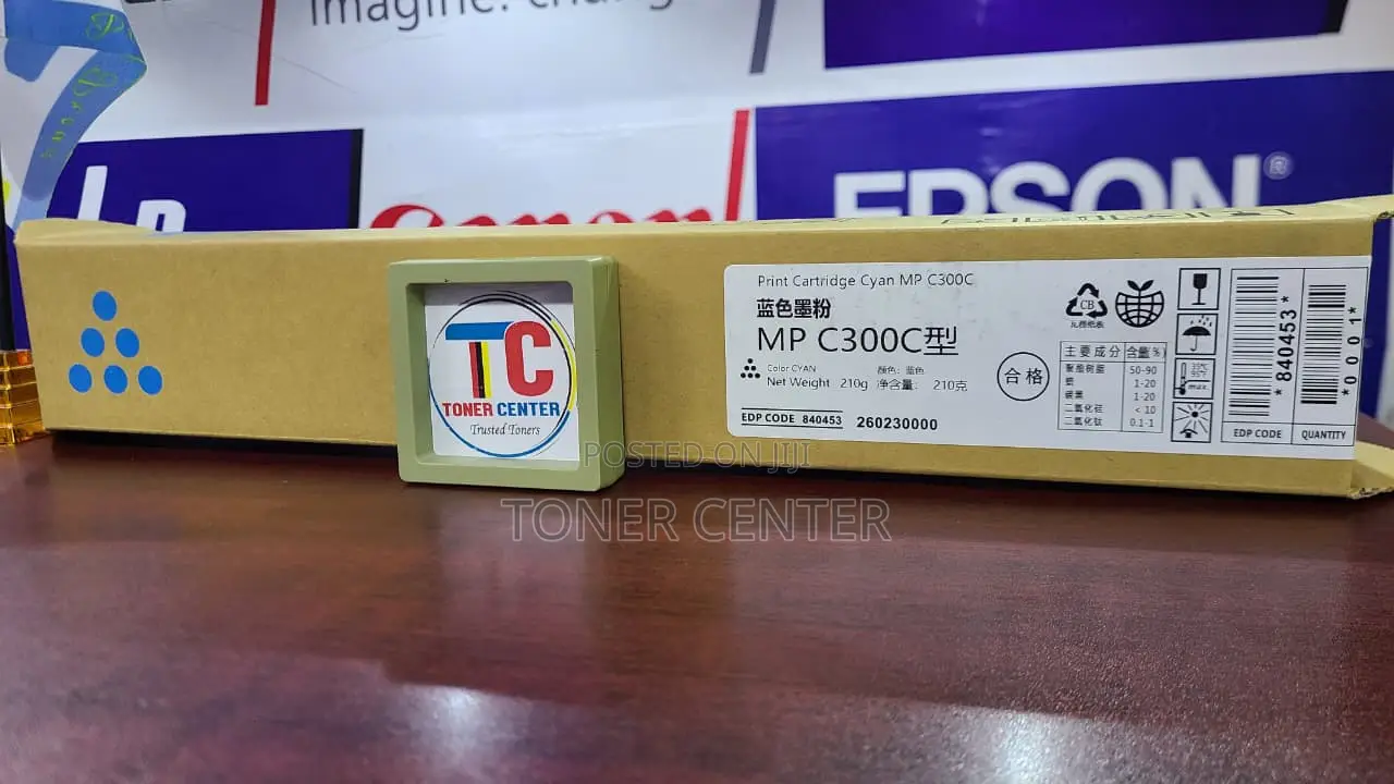 Genuine Ricoh Mpc300c Cyan Toner
