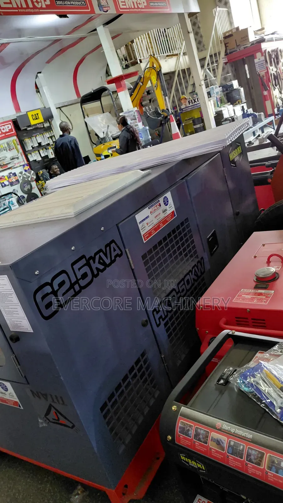 Hisaki Japan 62.5/65kva Diesel Silent Generator With Inbuilt Ats.