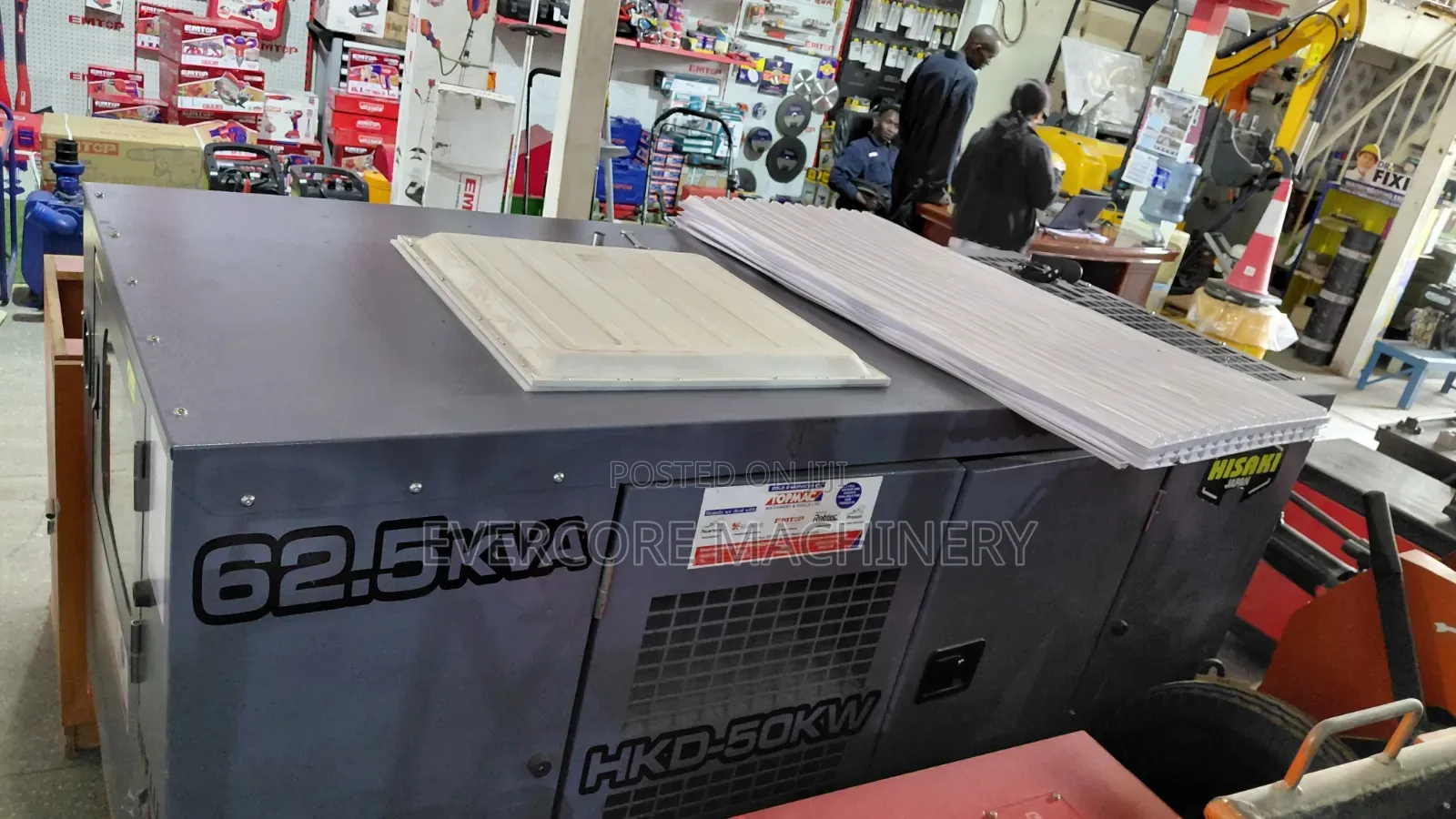 Hisaki Japan 62.5/65kva Diesel Silent Generator With Inbuilt Ats.