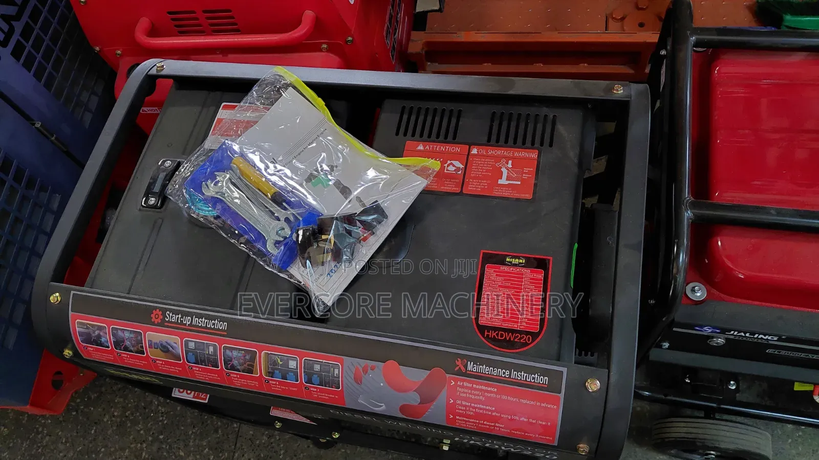 Hisaki 220amps Diesel Welding Generator