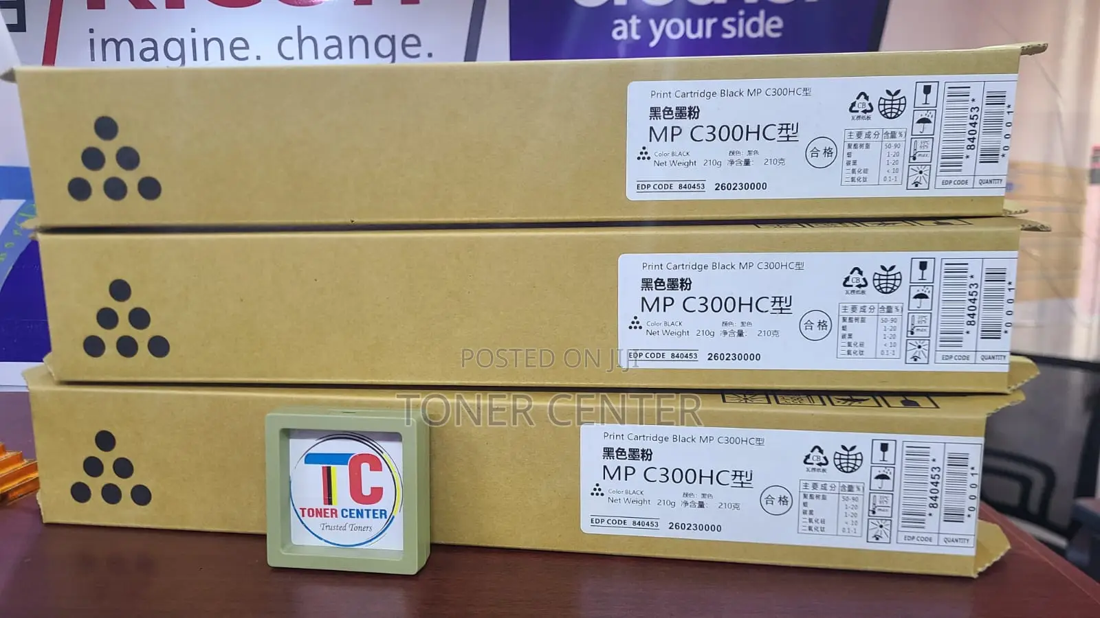 Original Ricoh Mpc300c Black Toner Cartridge