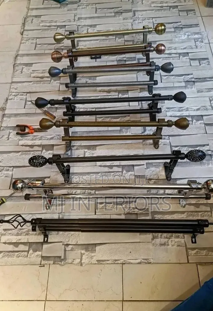 Heavy Duty Steel Curtain Rods Jua Kali Made Nairobi Delivery