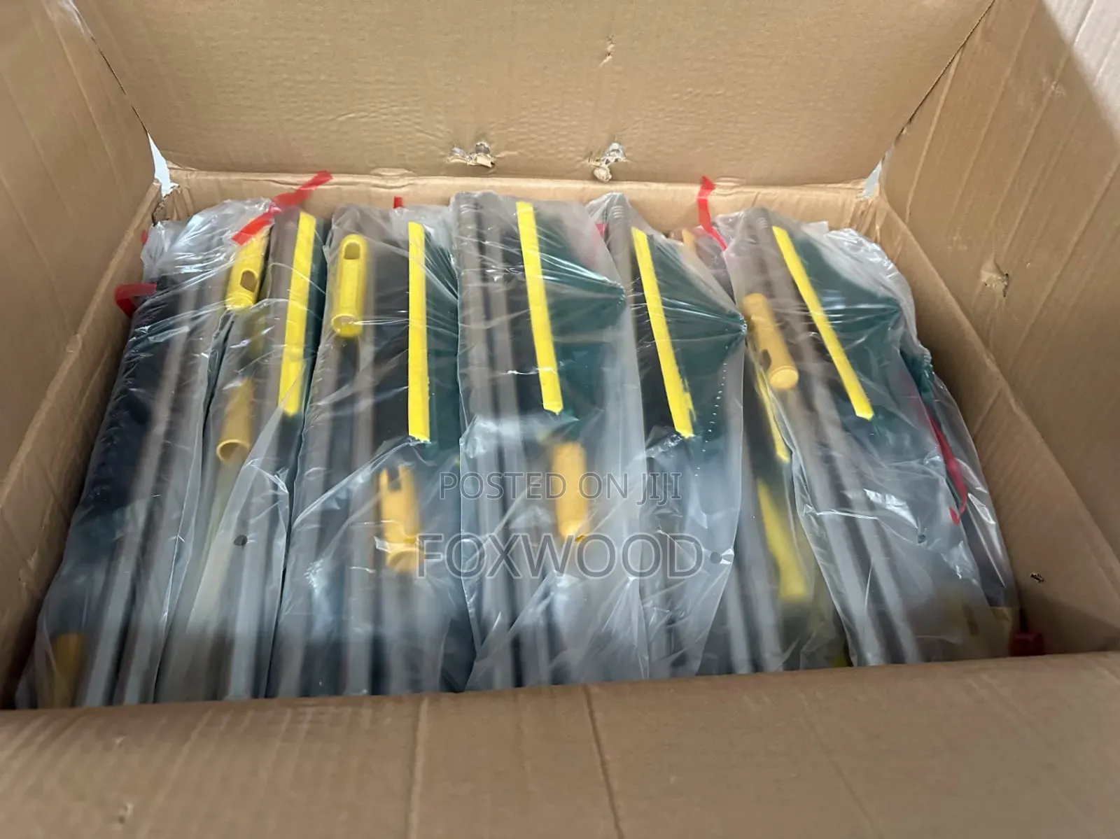 3-in-1 Floor Scrubbing v- Shaped Brush, Broom Squeegee