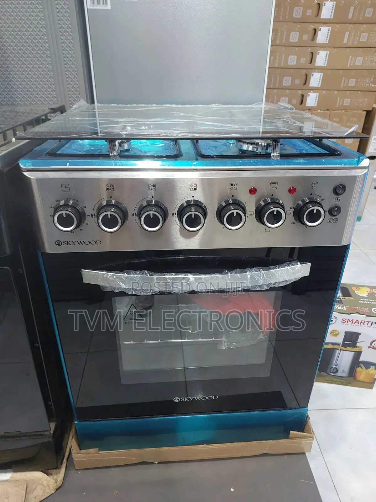 Skywood 60*60 3+1 Standing Cooker + Electric Heater Oven