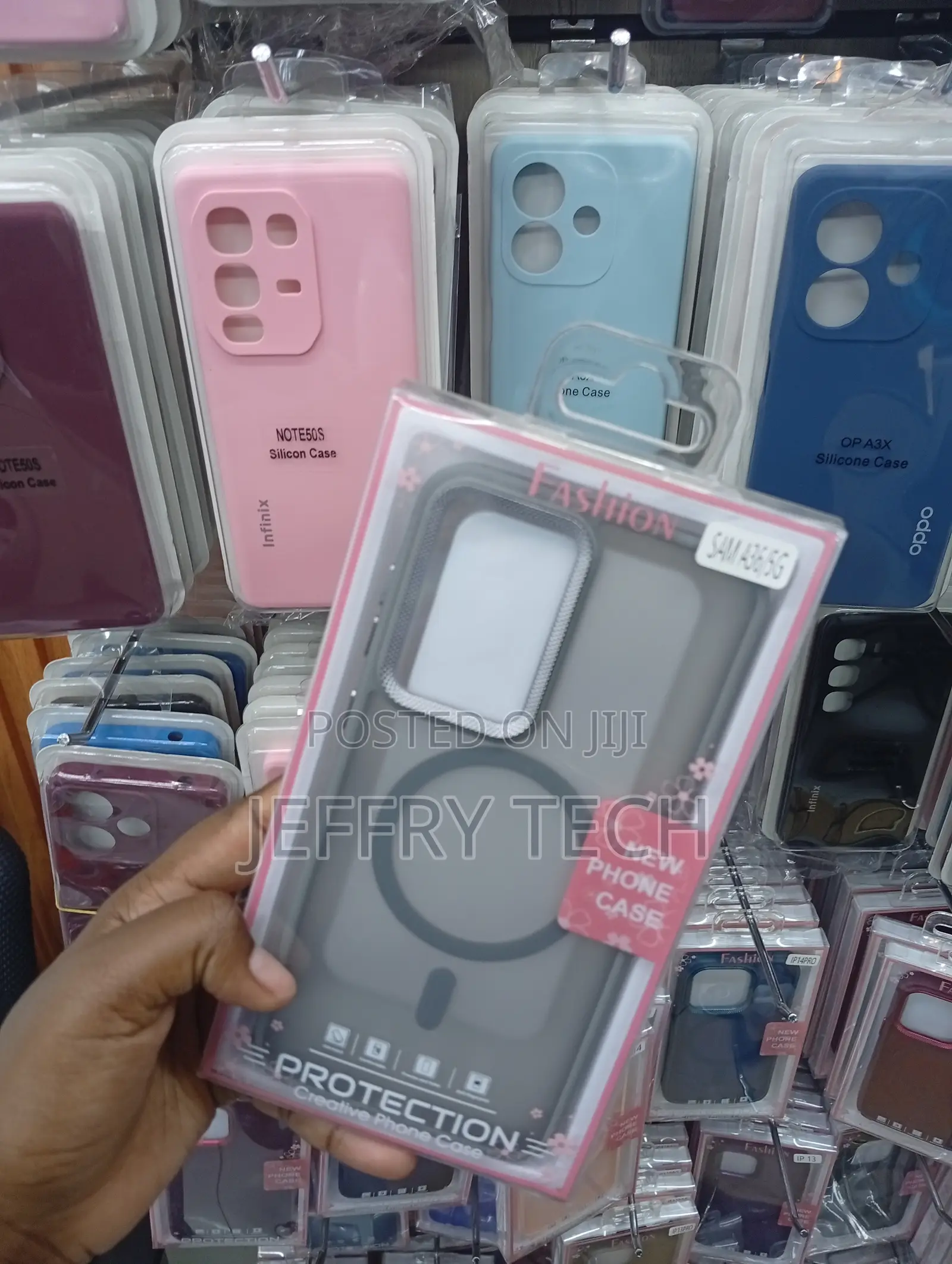 Samsung Galaxy A36 Matte Grey Finish Protective Cover