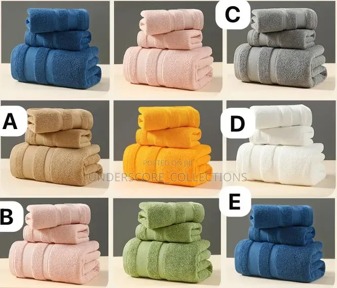 *3pcs Bath Towel Set