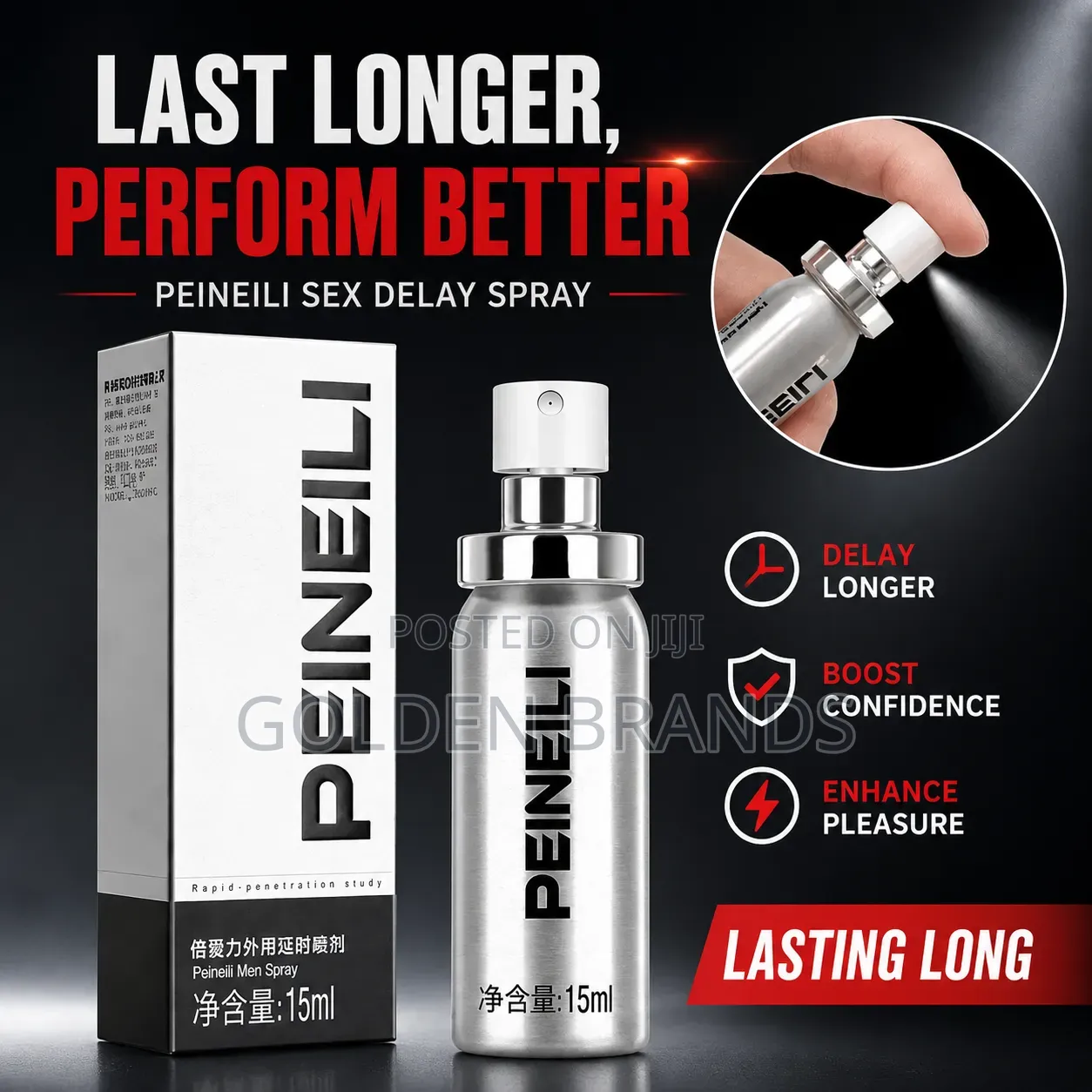 Mens Sexual Spray, Last Longer. Perform Better. Stay in Control