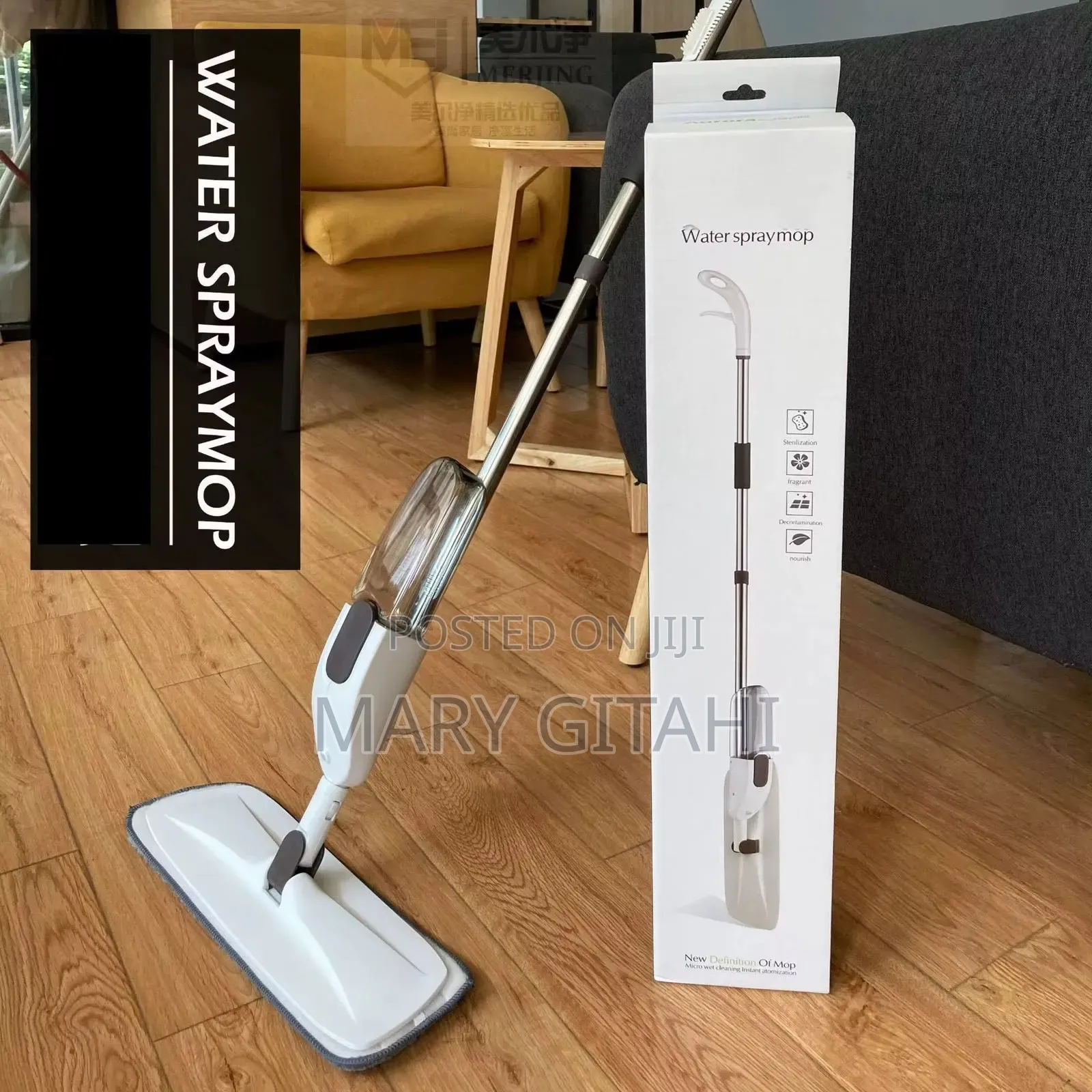 Wet Dry Use Water Spray Mop*