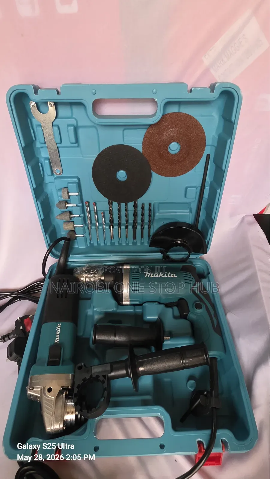 Makita Combo Drill and Grinder Set