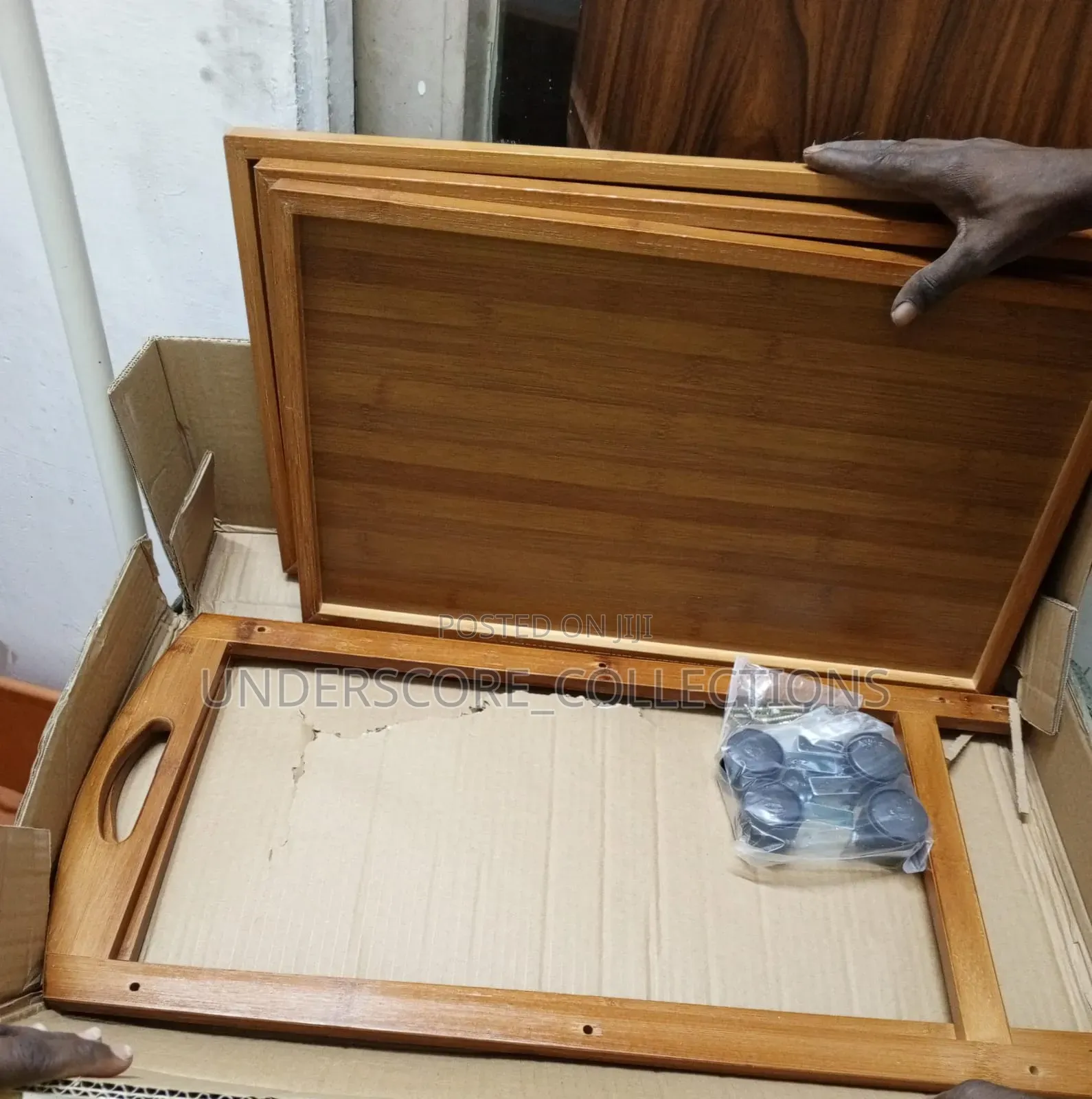 Bamboo Serving Kitchen Trolley