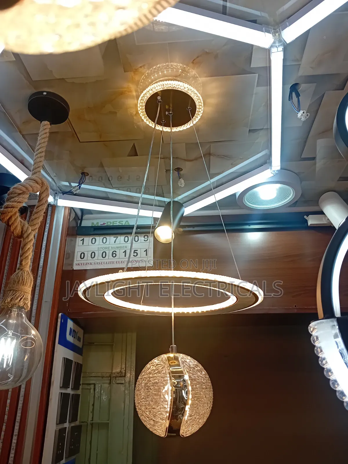 Light Luxury Dining Room Chandelier Home Led Advanced