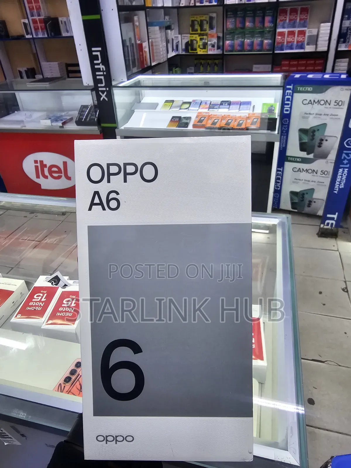 New Oppo A6 256 GB Blue