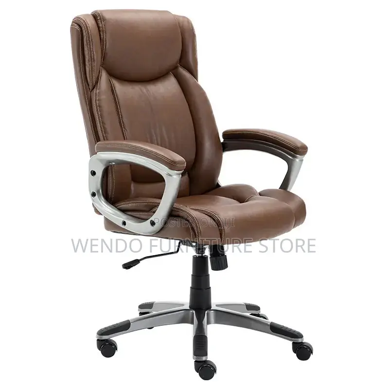 Office Chairs; Leather Executive Managers Adjustable Office Chairs