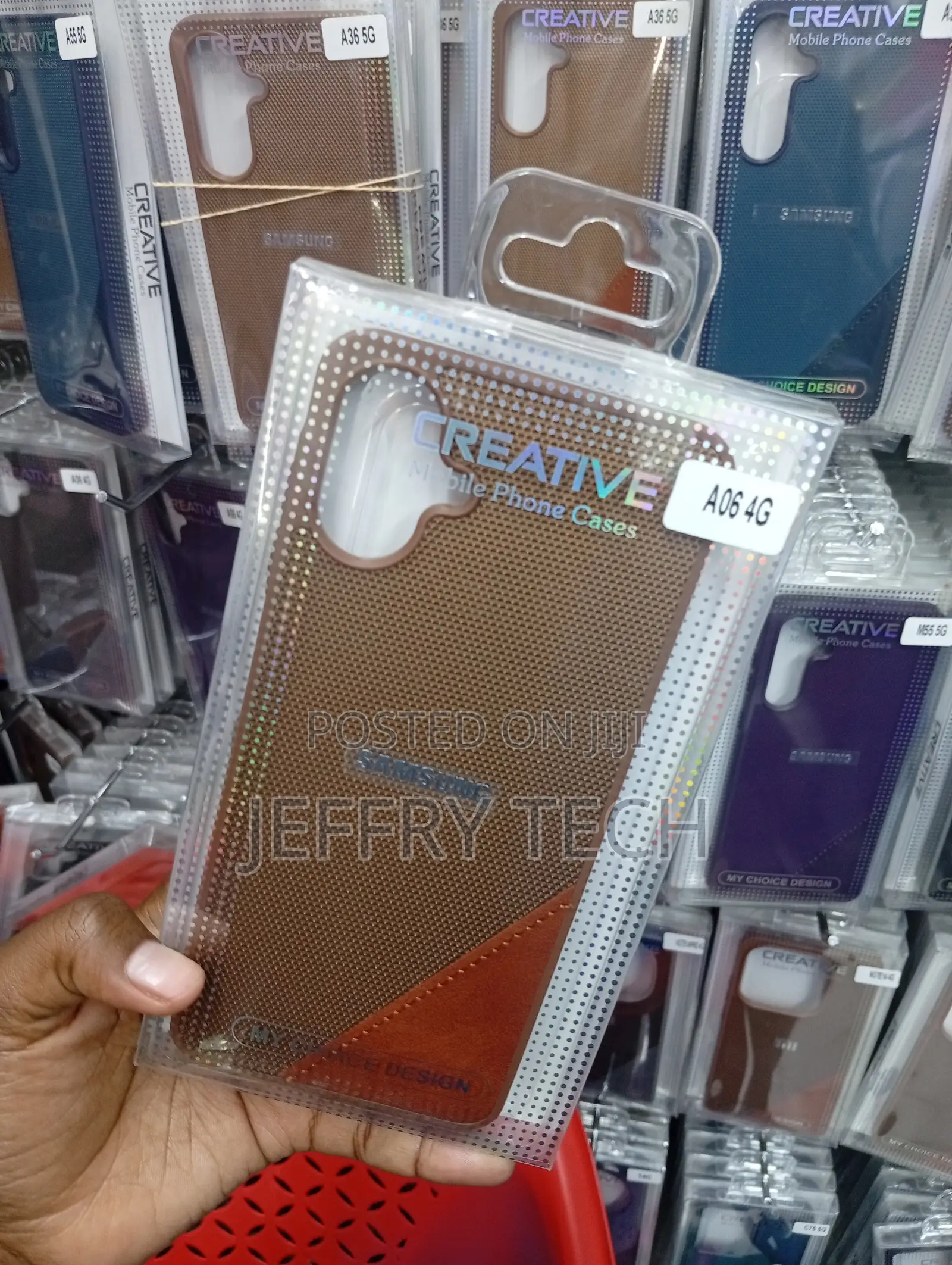 Samsung Galaxy A06 Leather-Style Minimalist Back Case