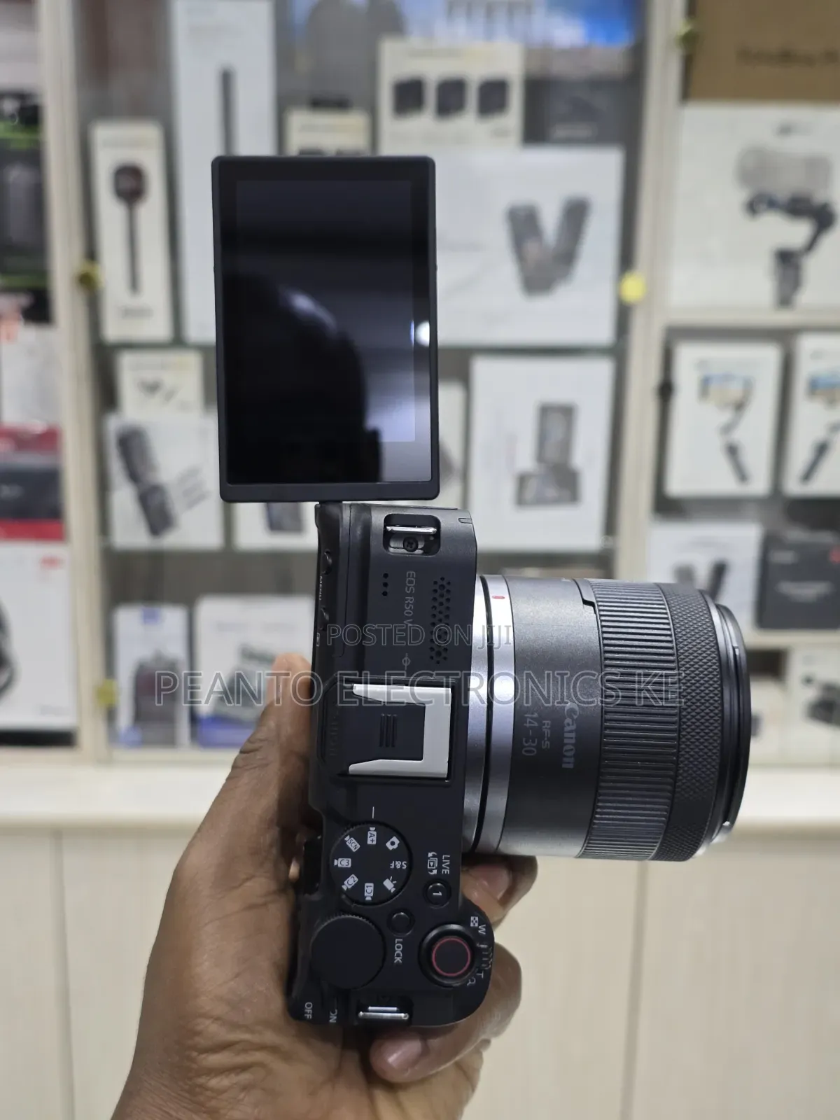 Canon Eos R50v Mirrorless Camera With 14-30mm F/4-6.3 Lens
