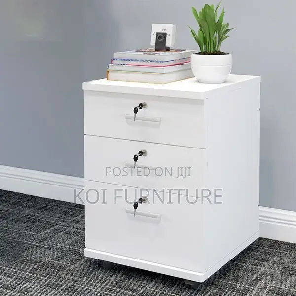 Office Cabinet : White Elitebloom Mobile Filing Cabinet