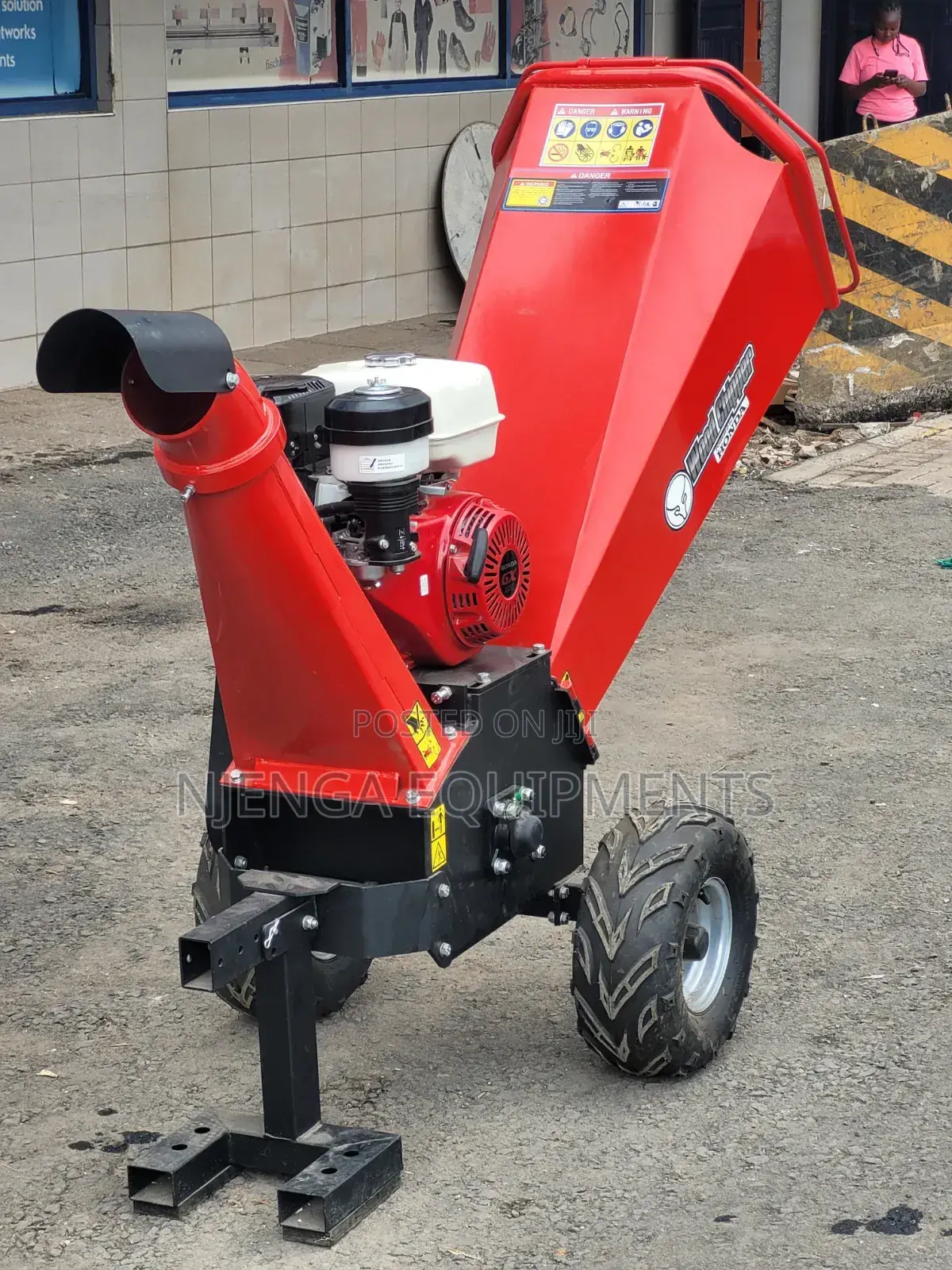Heavy Duty Wood Chipper, With Honda Gx390