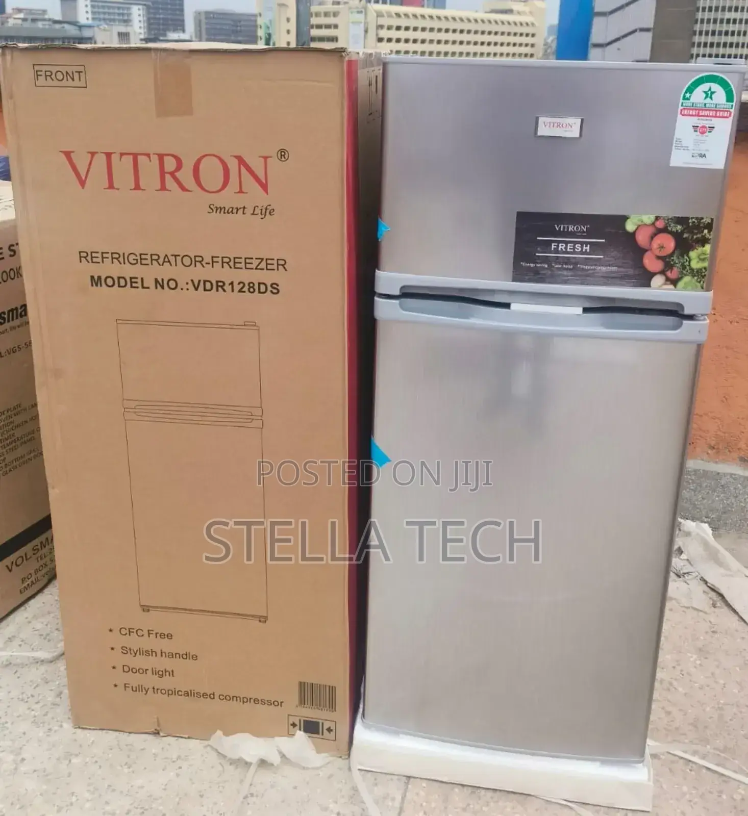 Vitron 125litres Double Door Refrigerator