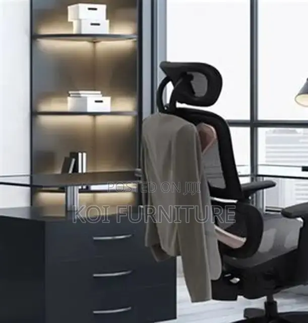 Office Chairs; Orthopedic Office Chair With Fabric Backrest