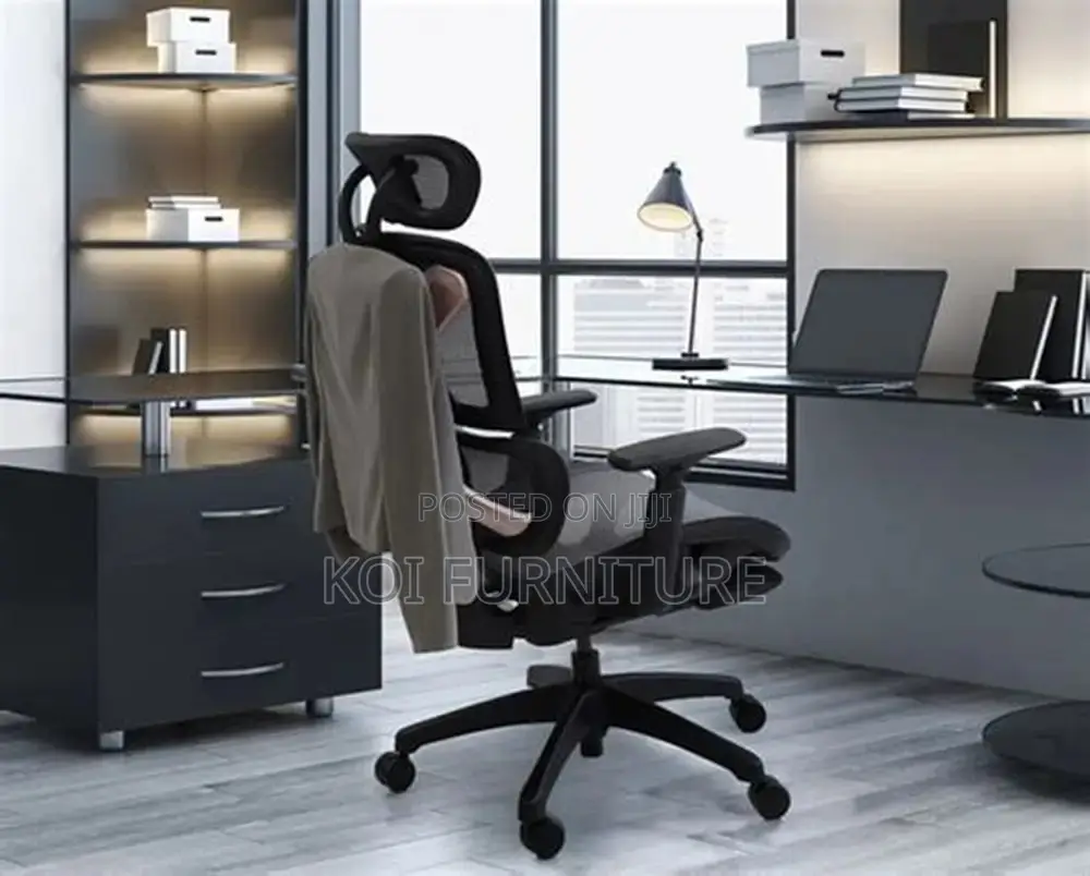 Office Chairs; Orthopedic Office Chair With Fabric Backrest