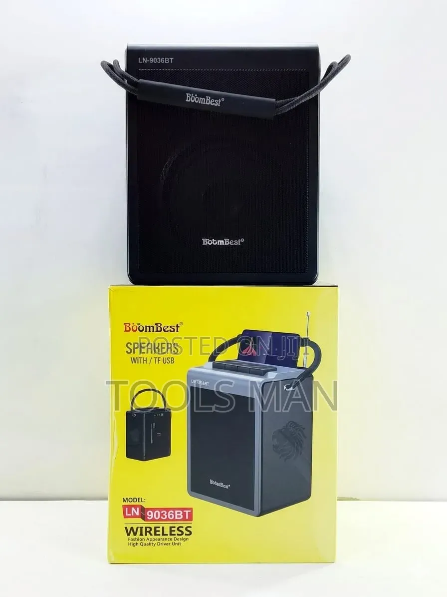 Boombest Ln-9036bt Portable Wireless Bluetooth Speaker With Fm Radio.