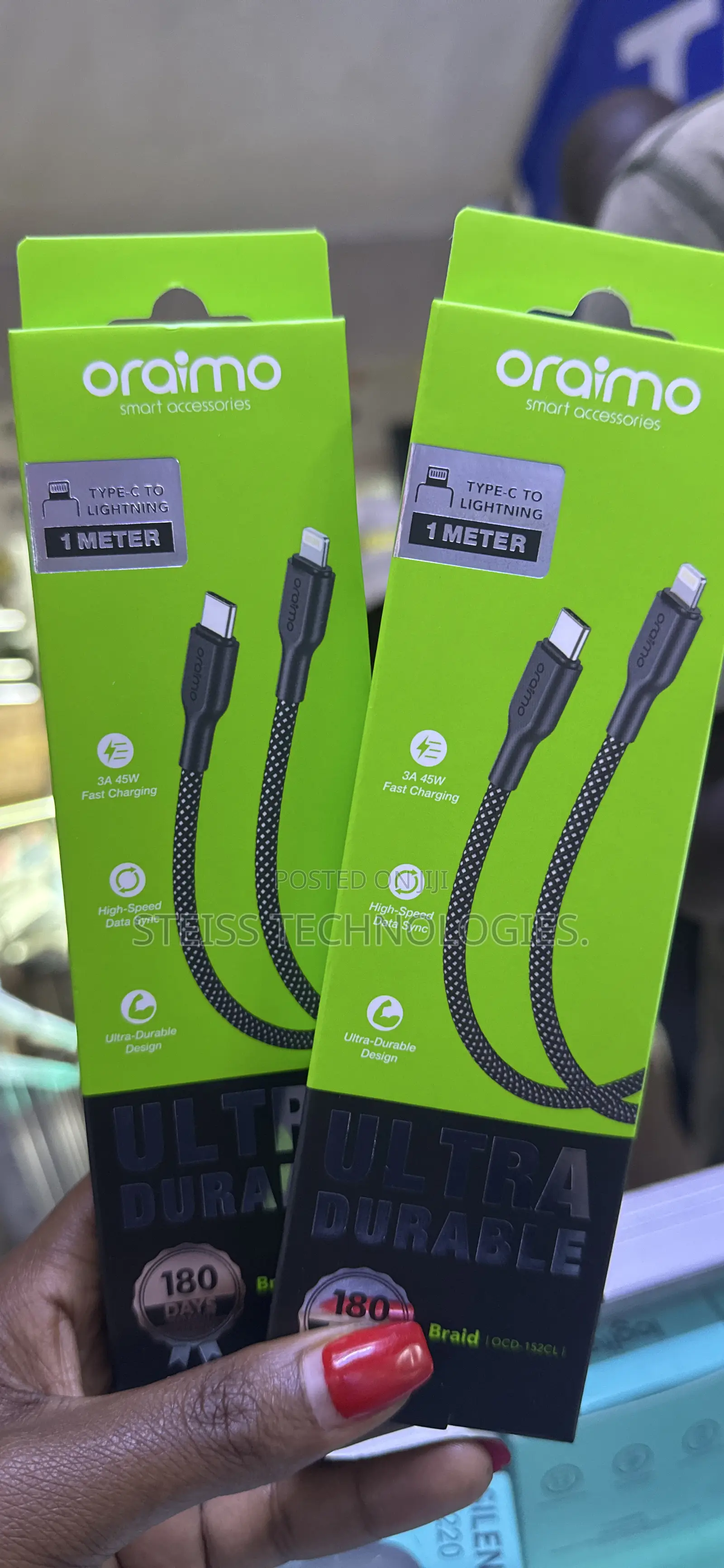 Oraimo C to iPhone High Speed Data Cable