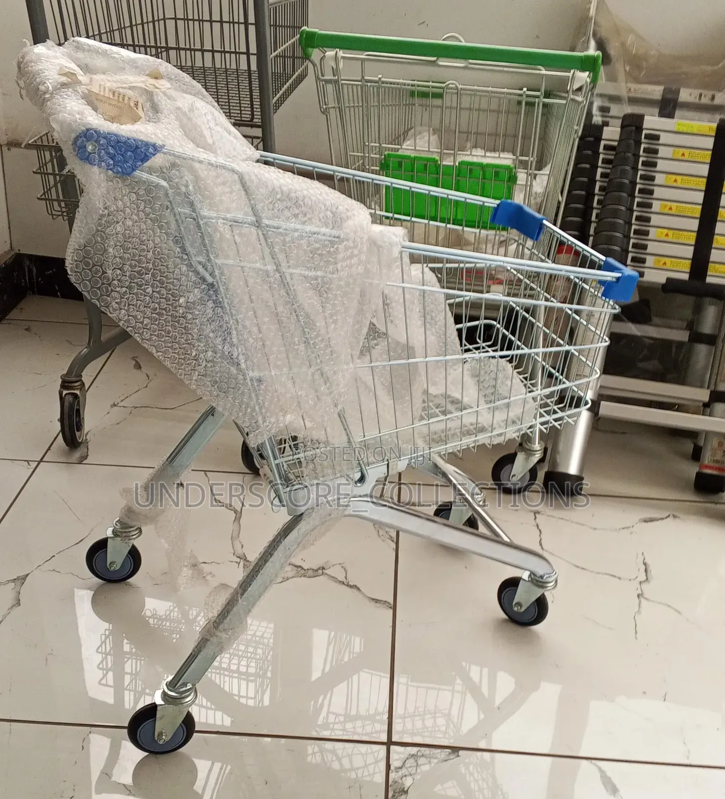 Metal Supermarket Shopping Trolley