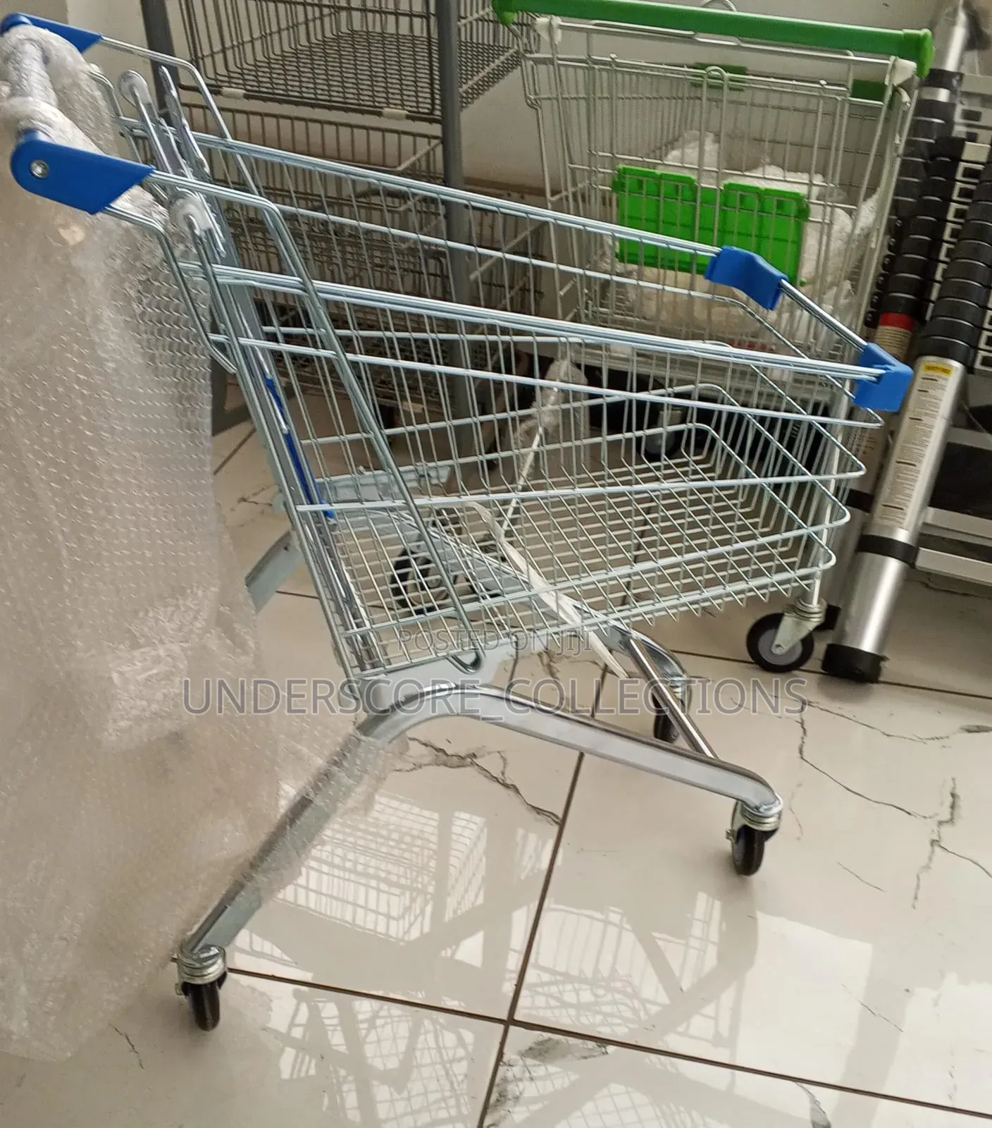 Metal Supermarket Shopping Trolley